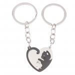 2 tk Pusle Kassi v&otilde;tmehoidja Paari armastaja Loomade Sobiv v&otilde;tmehoidja ripatsid S&otilde;brap&auml;eva kingitus armastajatele Rippuvad ehted v&otilde;tmehoidja as the picture