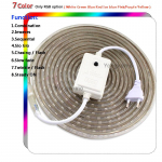 LED-ribavalgusti veekindel 5050 siseruumides v&auml;ljas LED painduv lintvalgusti tross 220V valgustus elutoa dekoratiivlamp 20M mitmev&auml;rviline