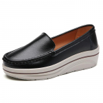 Naiste Mood Mugavad libisemiskingad jalan&otilde;ud Kingad &Uuml;ksikud jalan&otilde;ud Lamedad kingad Tossud Naiste vabaajajalatsid Mugavad platvormkingad Suured 42 must