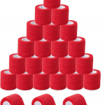 Athletic Wrap Tape Self Adhesive Elastic Bandage Elastoplast Sports Protector Knee Finger Shoulder Tattoo Accessories 2-inch x 5-Yards 24pcs must