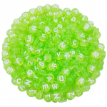 L&auml;bipaistvad t&auml;hed ehete valmistamiseks hulgim&uuml;&uuml;k 50 tk 7 mm lahtised helmed kaelakee k&auml;ev&otilde;ru ripats DIY k&auml;sit&ouml;&ouml; tarvik roheline