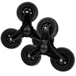 2tk kokkupandav toiduk&auml;ru, kummist kolm rattad, libisemisvastased, tugevad varuosad trepist ronimine