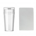 1 komplekt Nail Art Stamper K&otilde;rge vastupidavus Sile pind Kompaktne Suurus Hea elastsus Eemaldatav lai rakendus