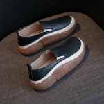 Suvised uued Slip-on sandaalid Naiste v&auml;limine riietus Tide Paksu tallaga sandaalid Retro vabaaja rannajalatsid 35 valge