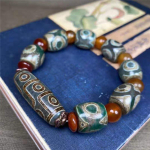 Etniline stiil naturaalne nefriit kaltsedoni helmed ehted k&auml;ev&otilde;ru Retro aksessuaarid kingitus armastatule 1