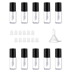 12 tk 3 ml DIY huulepalsami torukonteiner koos korgiga t&uuml;hja huulepulga pudeliga huulel&auml;ike tuubi kosmeetikaproovi konteiner 6ml&Plastic