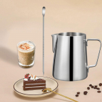 12/350 ml piimavahustamiskann espressokohvi aurutav dekoratiivne kunstpliiats roostevabast terasest h&otilde;be