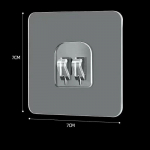 Vannitoa korraldaja Multifunktsionaalne tualett-tarvete korraldaja No-Punch Vannitoa riiul Vannituba K&ouml;&ouml;k Seinale kinnitatav hoiurest