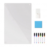 Magnetk&uuml;lmik Kalender k&uuml;lmkapp l&auml;bipaistev korduvkasutatav akr&uuml;&uuml;l kuiv kustutustahvel majapidamise organiseerija tahvel 6pcs