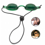 Green Laser Beauty Silmamask Valgust blokeeriv Silmamask Ilusalong Silmahooldusmask Laservalgusega Ohutus Silmakaitse Prillid