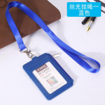 Uus PU Nahast Materjal Kahekordne Varrukas ID Kaardi Komplekt M&auml;rgihoidja &Uuml;mbris L&auml;bipaistev Panga Krediitkaardi Klamber Hoidik Tarvikud