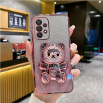 Moto G24 G 14 54 armsa karuhoidiku kronsteini jaoks m&otilde;eldud s&auml;deleva kattega telefoni&uuml;mbris Motorola Moto G24 G 24 G14 G54 G84 aluse pehme kate jaoks For Moto G24 roosa kuldne v&auml;rv