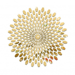 3D DIY ringikujuline peegelseinakleebis teleri taustaga magamistoa uks akr&uuml;&uuml;lkaunistus h&otilde;be