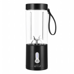 Kaasaskantav reisi elektriline mahlasegisti 6 labaga, suure mahutavusega puuviljamahlasegisti smuutide kokteilide jaoks must