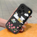 Pehme silikoonist ruudukujulise redeliga printimismustriga telefoni korpus, t&auml;iskaanega kaamera p&otilde;rutuskindel kaitse kummist &uuml;mbris Xiaomi Redmi jaoks Redmi 9A valge