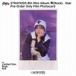 Stray Kids SKZ 8. minialbumi Rock Star Rockstar Rock Roll Limited Ver Unit fotokaart I.N - Film PC