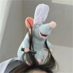 Ratatouille Plush Doll juuksepael N&auml;opesu meik Laia &auml;&auml;rega peapael Juuksen&otilde;el Peakate Loovus T&uuml;drukutele M&auml;nguasjad Kingitused 1 PCS