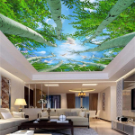 Lagede seinamaaling Tuvi seinamaal suur puu metsaplakati tapeet elutuppa lastetoa magamistoa tapeet 200 cm(W) x 140 cm(H)