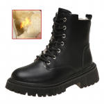 Tursked kontsad, pitsilised v&otilde;itlussaapad naiste talvesoojad l&uuml;hikesed pehmed poolsaapad, naiste platvorm libisemiskindlad PU-nahast l&uuml;hikesed Botas Mujer 40