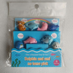 8 tk/komplekt Mini Delfiin Puuvilukahvel Lastele Suupiste Magustoit Bento V&otilde;ileivad L&otilde;unas&ouml;&ouml;gid Peokaunistus