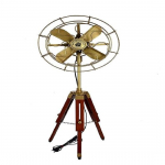 Standardne statiiviventilaator moodsa puidust statiivialuse disainiga ventilaatorikujundusega
