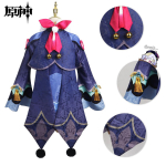 Qiqi Cosplay Kost&uuml;&uuml;m QiQi Cosplay QiQi Parukas Juuksed Zombi T&uuml;druk Loli Kleit T&auml;iskomplekt M&uuml;tsiga Anime L-(Costume+Wig)