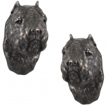 Bouvier des Flandres, Flanders Cattle Dog - Dog statue, hanging bust, unique decoration for dog lover by Art-Dog brand