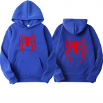 2024. aasta uus meeste kapuuts Street Fashion Spider Print Fliisist dressipluus naistele vabaaja naljakas vaba kapuuts spiderman meeste riided M