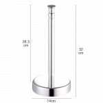 Roostevabast terasest paberr&auml;tikuhoidja Vannitoa WC k&ouml;&ouml;giriiul 27*14.5*6cm h&otilde;be