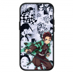 Samsung Galaxy S24 S23 iPhone 16 15 14 Xiaomi Redmi Note 13 12 11 Plus 9 Pro Max X XR telefoni&uuml;mbris Tanjirou Demon Slayer Inosuke OPPO Huawei kate jaoks for Redmi Note 12 4G boolus
