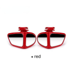 2tk 360-kraadine HD auto pimeala peegel, p&ouml;&ouml;ratav reguleeritav kahe k&uuml;lje laia nurgaga v&auml;limine auto tahavaatepeegel parkimispeegel 2PCS valge