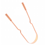 Puhast vasest keelekaabits suupuhastushari V&auml;rske puhastamine H&uuml;gieenihooldusvahendid roosa kuldne v&auml;rv