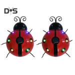 2 tk Aia lepatriinu p&auml;ikesevalgustid metallist lepatriinu kujukesed v&auml;likaunistusega valgust veekindlad lepatriinu kujud p&auml;ikesevalgusti sise&otilde;ue jaoks mitmev&auml;rviline