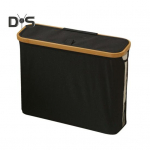 Tualettpaberi hoiukorv kaanega Suure mahutavusega kokkupandav disain Lihtne paigaldada WC-paberi hoiustamise hoidik Paberi korraldaja must