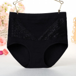 Suur Suurus Pits K&otilde;rge V&ouml;&ouml;kohaga Veniv Naiste Alusp&uuml;ksid Mugav Puhas Puuvillane Jalgevahe Pluss Suurus Aluspesu P&uuml;ksikud 90-210g 2XL must