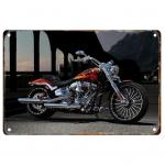 Metallist plekk-silt Klassikaline mootorratta seinakaunistus Plaat Vintage Art Plakat Raudmaal mehele Koopa Kodu Kohvik Aed Club Baar 20x30cm