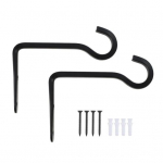 2 tk. Taimede riidepuu roostekindel rippuv lillekorv konksud Lihtne paigaldamine linnus&ouml;&ouml;tjate konks &otilde;ues kasutamiseks