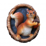 Vaigu orav kujuke puu n&auml;gu ilmastikukindel &otilde;ueaed puu kallistaja looma n&auml;gu kuju skulptuur seinakaunistus ornament Squirrel