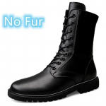 Luksusbr&auml;nd Talvised Meeste K&otilde;rged jalatsid Ehtsast nahast meeste poolsaapad &Otilde;mbluskingad Kvaliteetsed jahibotas 50