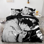 Anime Jujutsu Kaisen Satoru Gojo Tekikottide komplekt King Queen Double Full Twin Single suurus lastele teismelistele voodipesukomplekt 150x200cm 3pcs