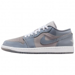 Air Jordan 1 Low SE Patent Cool Grey Unisex tossud Keskmine hall Valge HF3148-011 44