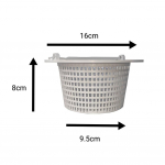 Skimmer Basket 1tk Hayward Classic 001 Plastic tarvikud 16cm Dia X 8cm Tall