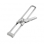 Konserviavaja reguleeritav roostevabast terasest pudeliavaja purgikaane haarats Manuaalne korgitser koos libisemisvastaste padjadega Mugava k&auml;epidemega k&ouml;&ouml;git&ouml;&ouml;riist h&otilde;be