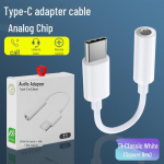 VPB Type-C kuni 3,5 mm k&otilde;rvaklappide adapter Xiaomi ja Huawei jaoks T1 [Analog] Type-C adapter