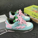 Naiste vabaajajalatsid 2024 Uus disain meeste vulkaniseeritud jalan&otilde;ud Retro-spordijalatsid Moodne paksud tossud naiste kingad naistele 36 roosa