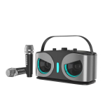 Juhtmeta Bluetoothi ​​karaokek&otilde;larid 2 mikrofoniga Family Cinema KTV komplekt Integreeritud multifunktsionaalne kaasaskantav helipleier