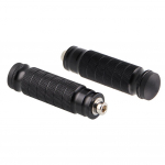 2tk Universaalsed CNC Mootorratta Tagumised Jalatoed Jalatoed Jalatoed Pedalid M8 6063 Alumiinium &Uuml;mberehitus Vastupidav 102X26X26mm CHINA