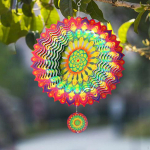 3D-p&ouml;&ouml;rlev tuulekell &otilde;ues kasutamiseks, metallist aiakerr Blue Purple