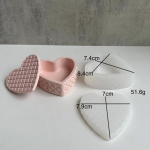 S&uuml;damekujuline hoiukarp Kipsvorm Hoiukarp Silikoonvorm poti jaoks Kips K&uuml;&uuml;nlakarp Vaikvorm Kingitus K&uuml;&uuml;nlapurgi valmistamine