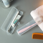 Hambaharjakarp, l&auml;bipaistev korraldaja&uuml;mbris, kaasaskantav hambaharjahoidja, plastikust hambapastakarbi hoiukonteiner